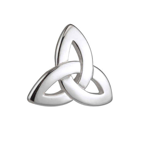 Sterling Silver Trinity Knot Tie Tack - Creative Irish Gifts