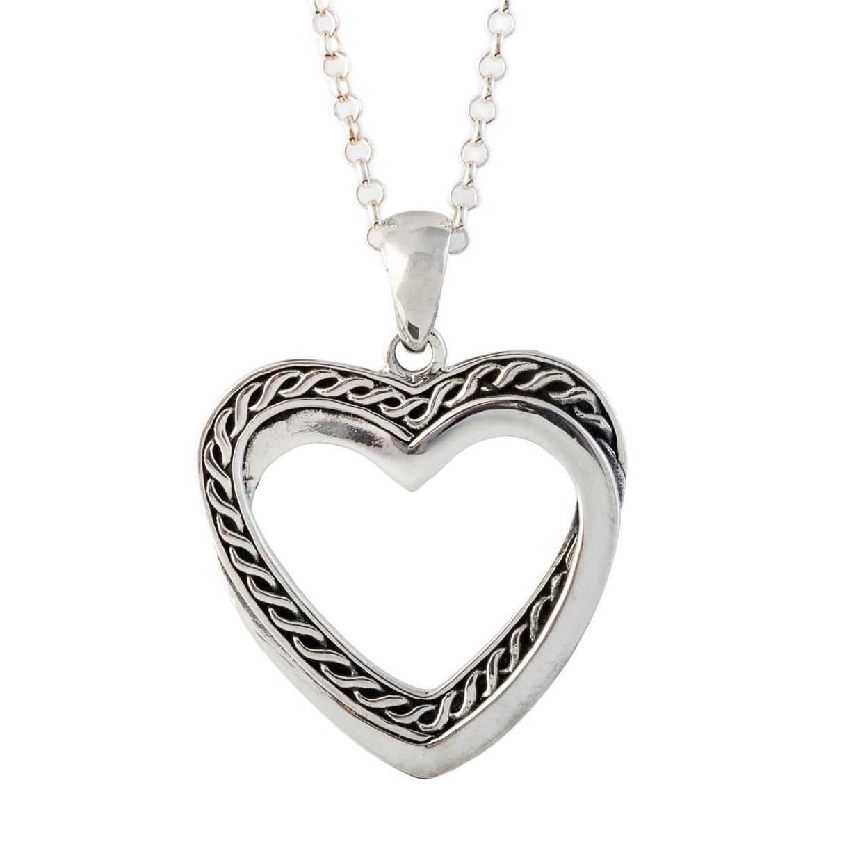 Infinite Celtic Knotwork Heart Pendant Necklace - Creative Irish Gifts