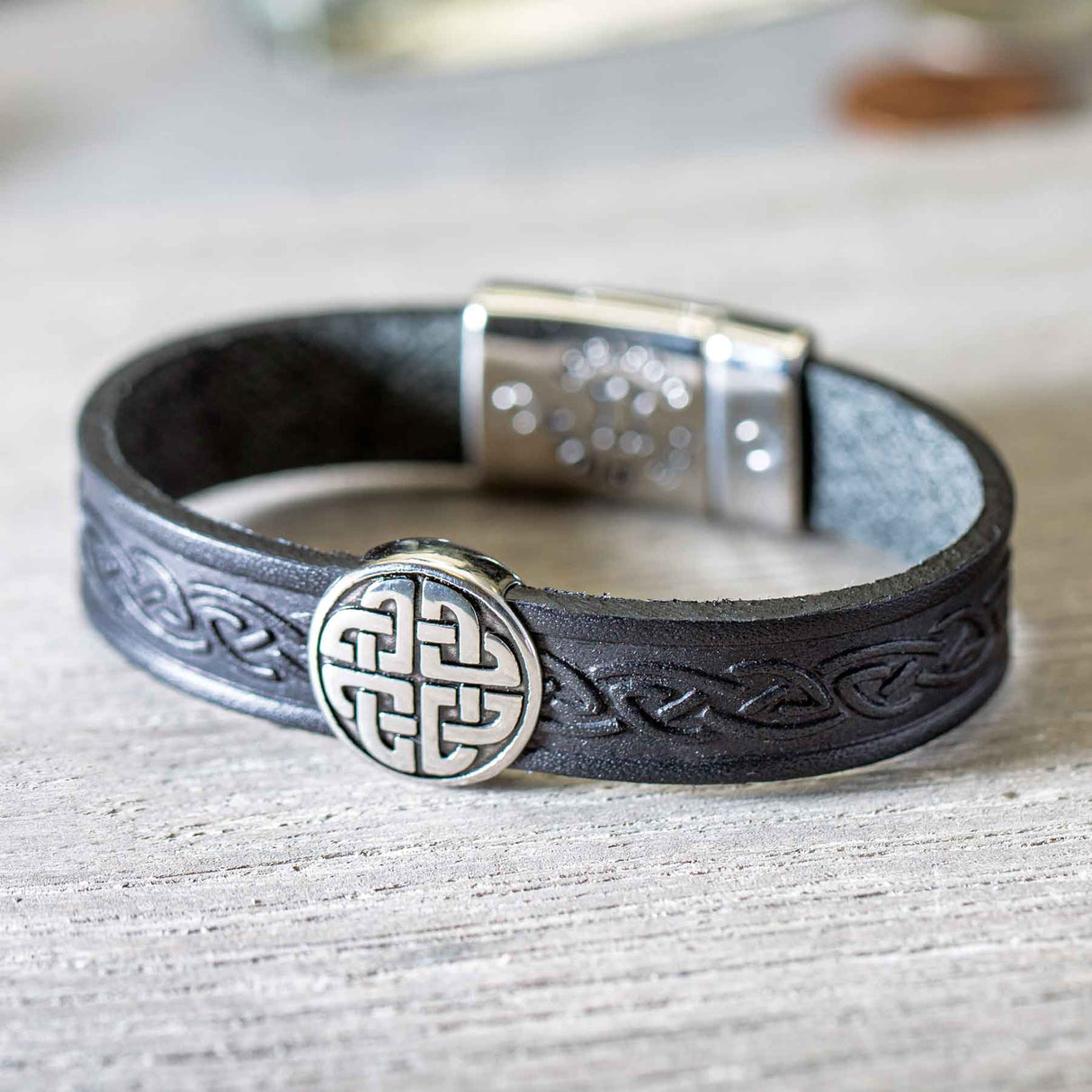 Celtic Cuff, Black - Creative Irish Gifts