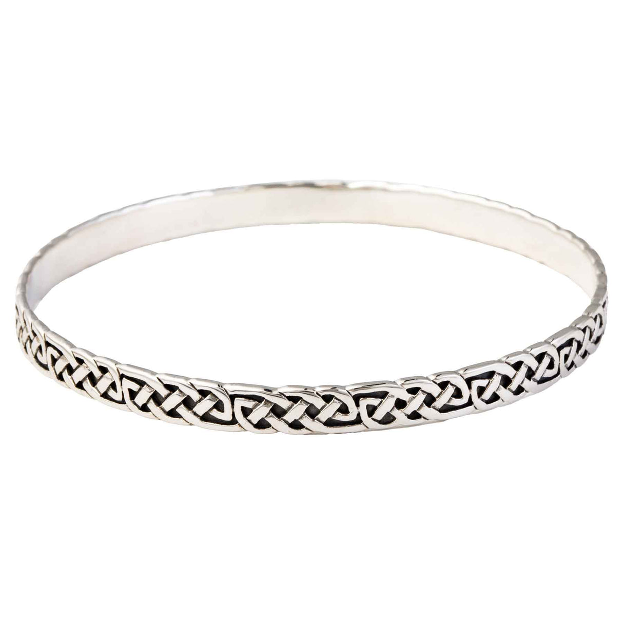 Intricate Celtic Knotwork Bangle - Creative Irish Gifts