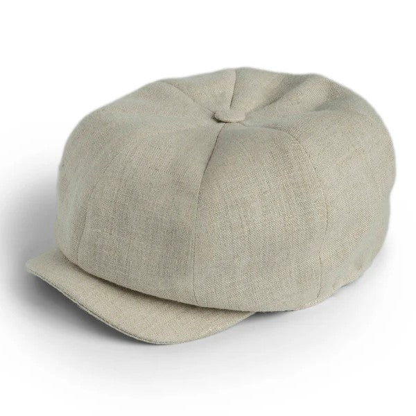 Men's Linen 8-Panel Irish Newsboy Cap