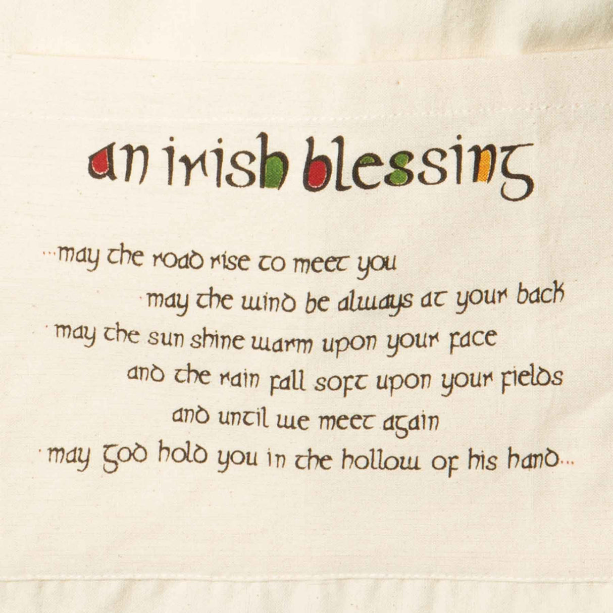 Irish Blessing Kitchen Apron - Creative Irish Gifts