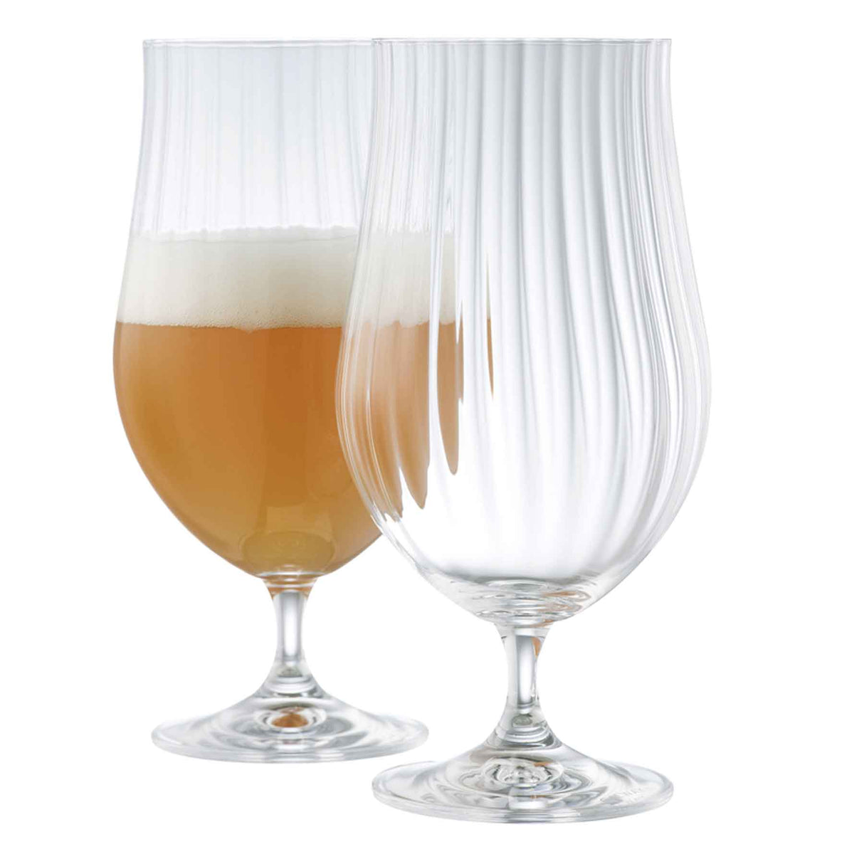 Galway Crystal Erne Craft Beer / Cocktail Glasses Pair - Creative Irish Gifts