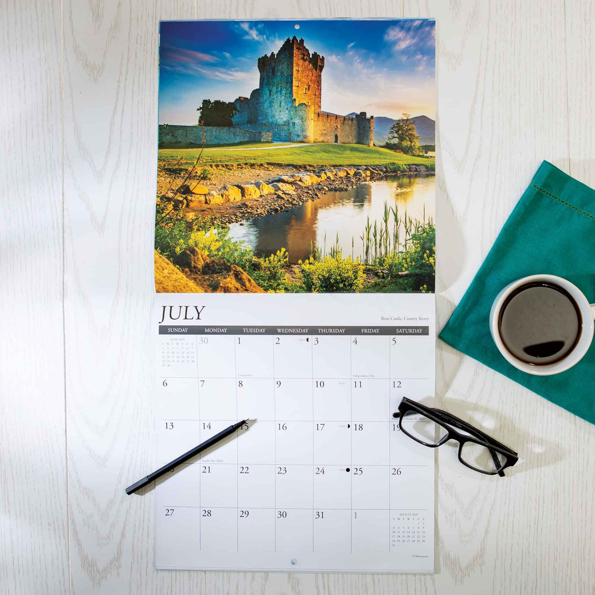 2024-2025 Ireland Wall Calendar - Creative Irish Gifts