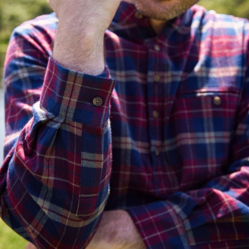 LV-FCGFS-LV10-Men's Traditional Irish Grandfather Shirt Lifestyle Creative Irish Gift