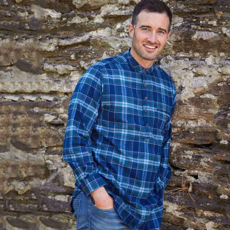 LV-FCGFS-LV8-Men's Traditional Irish Grandfather Shirt Lifestyle Creative Irish Gift