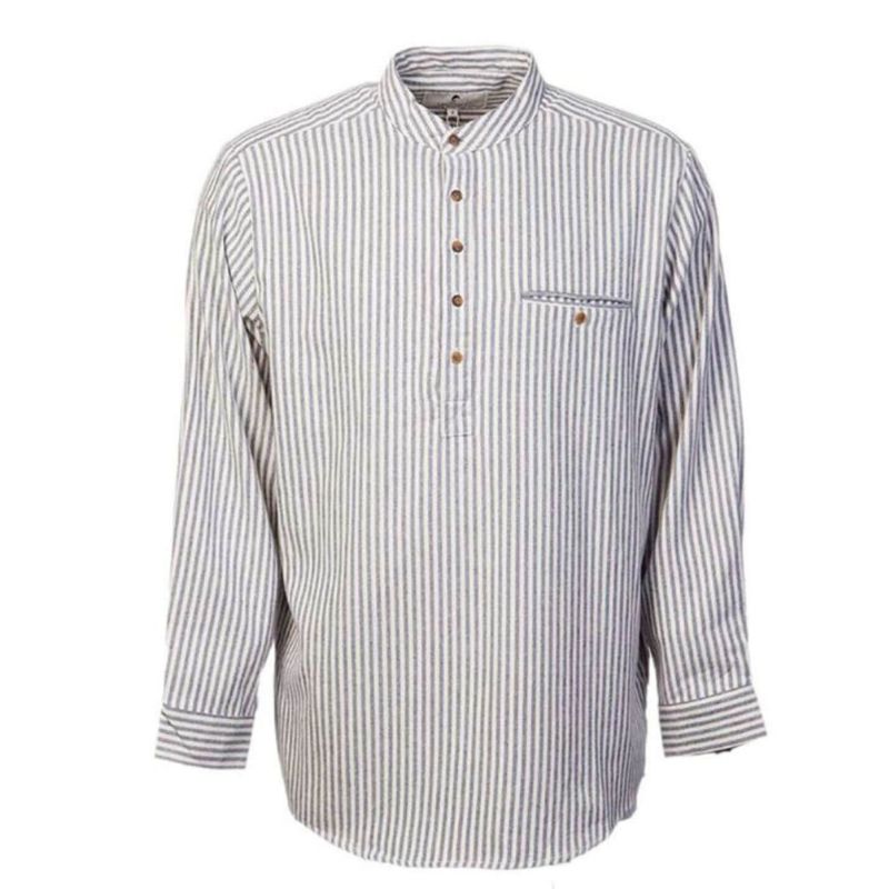 LV-FCGFS-LVC-Men's Traditional Irish Grandfather Shirt Studio Creative Irish Gift