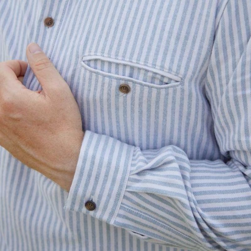 LV-FCGFS-LVD-Men's Traditional Irish Grandfather Shirt Creative Irish Gift