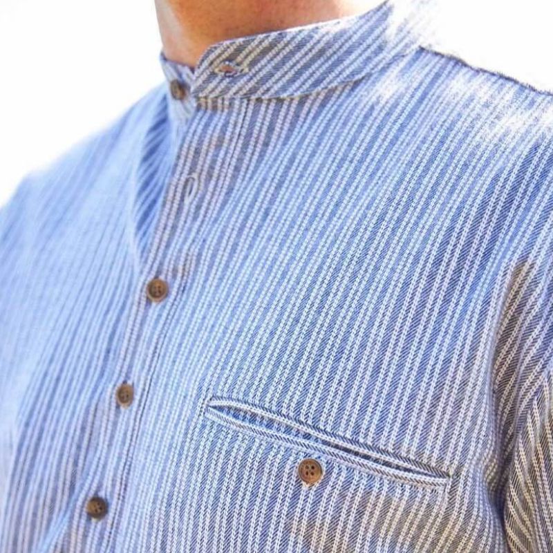LV-FCGFS-Lv37-Men's Traditional Irish Grandfather Shirt Lifestyle Creative Irish Gift