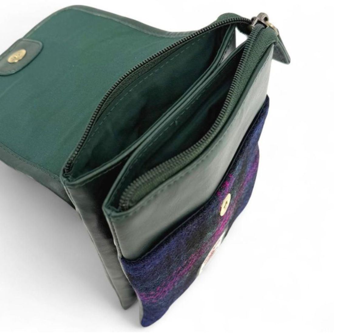Ladies Harris Tweed Small Crossbody Bag Creative Irish Gift