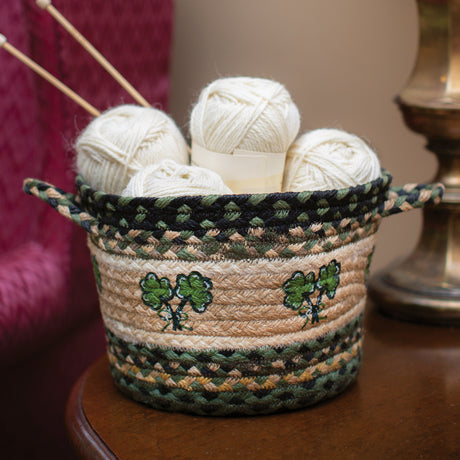 Small Shamrock Utility Basket - Creative Irish Gifts