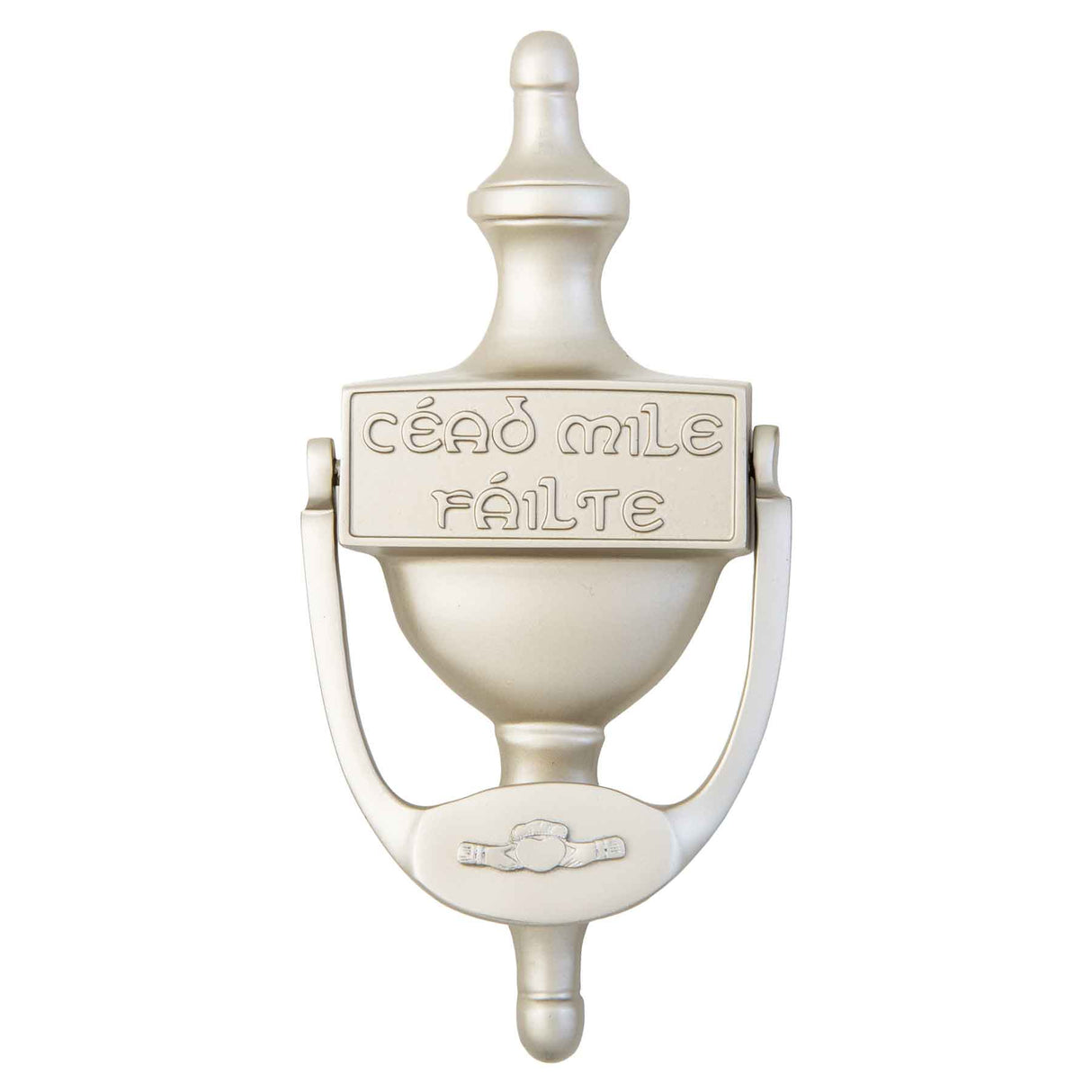 Cead Mile Failte Claddagh Door Knocker -Pewter - Creative Irish Gifts