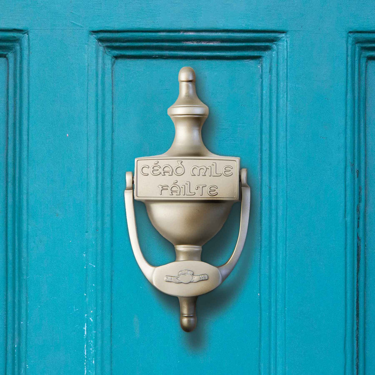 Cead Mile Failte Claddagh Door Knocker -Pewter - Creative Irish Gifts