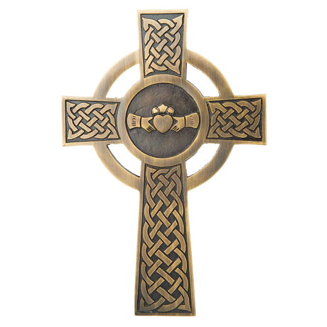 Claddagh cross - Trinity knot and claddagh center - Creative Irish Gifts