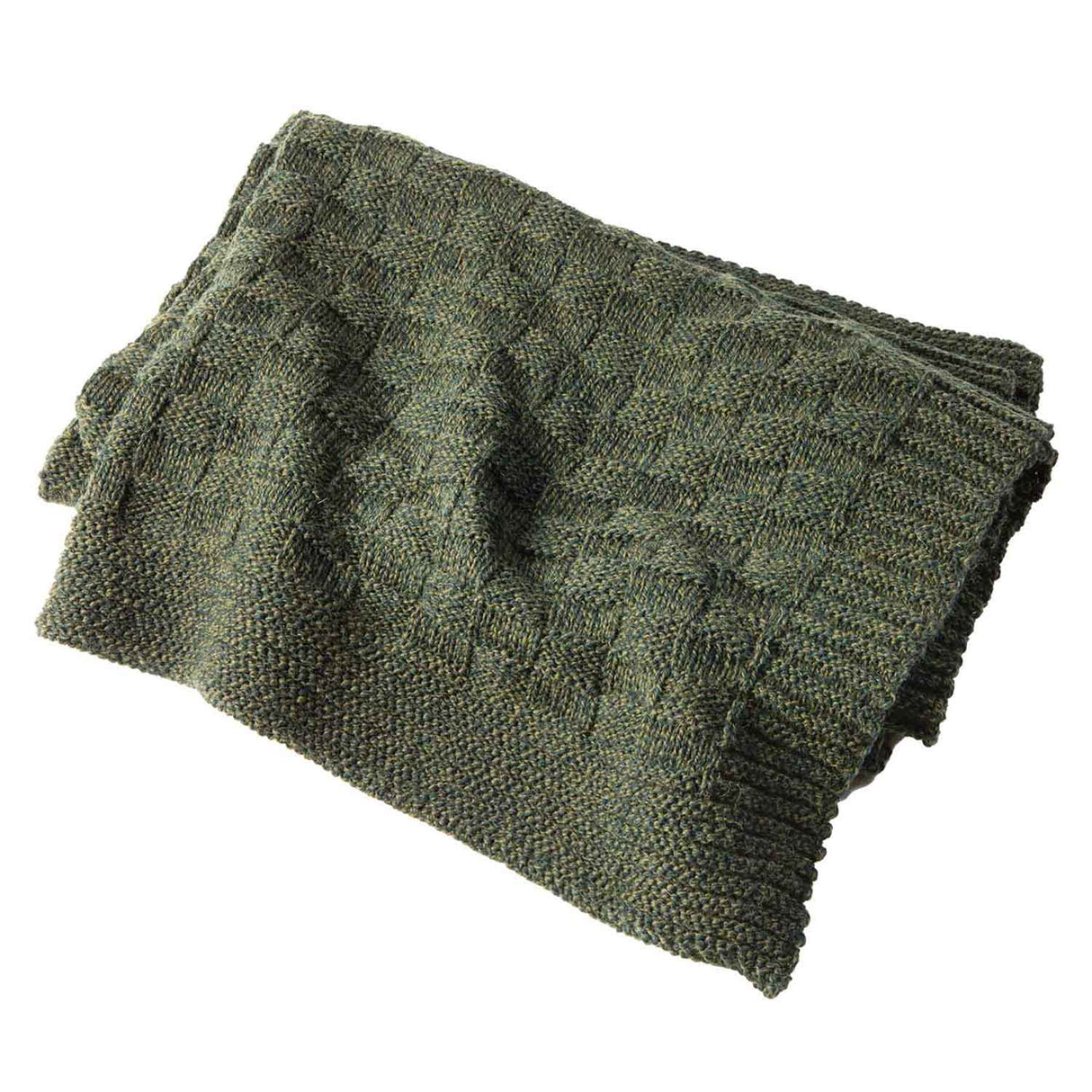 Fisherman Throw, Army Green - Creative Irish Gifts