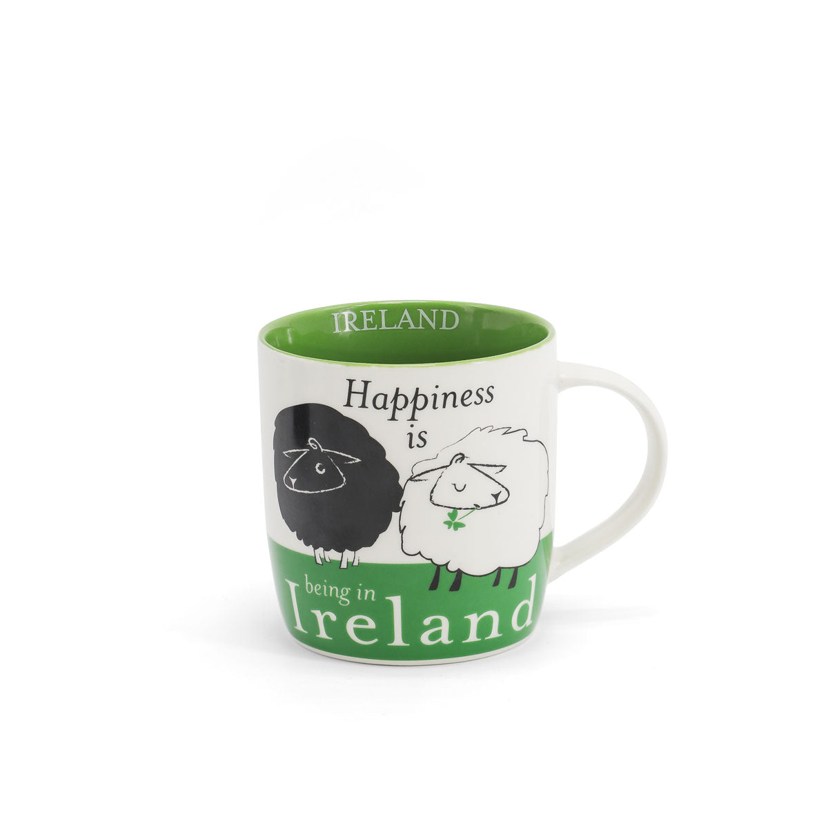 PP715-MUG02 Happiness Is Being in Ireland Ceramic Mug Creative Irish Gifts.com