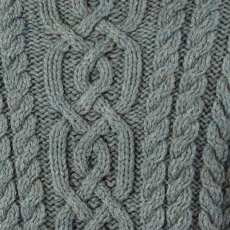 Women's Classic Aran Knit Cable Coat