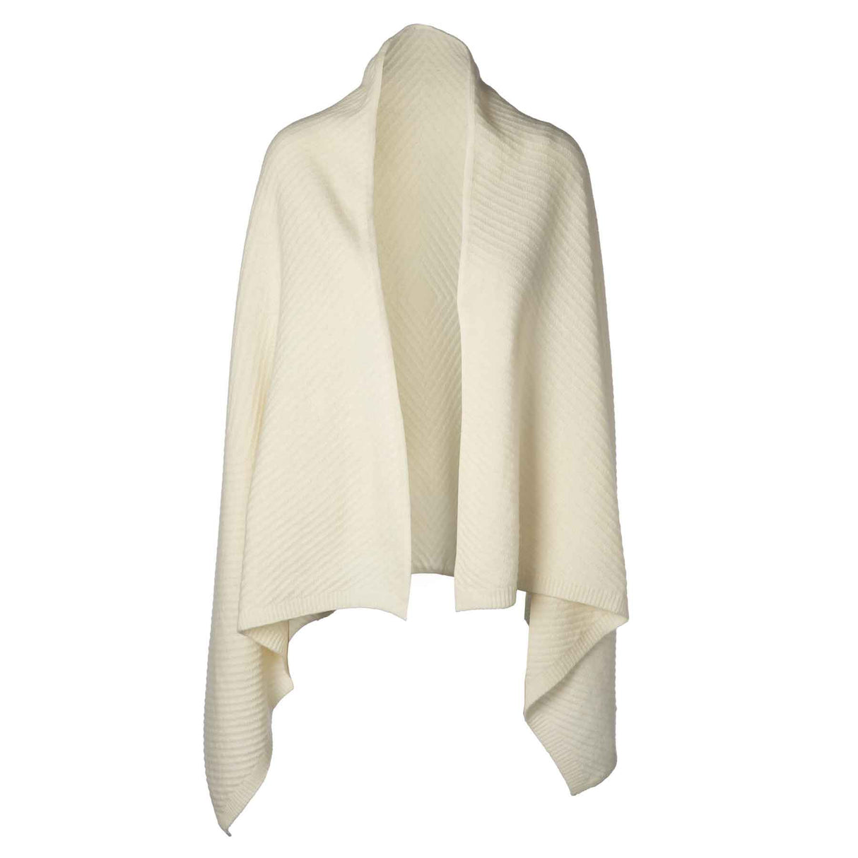 Lambswool Shawl, White - Creative Irish Gifts