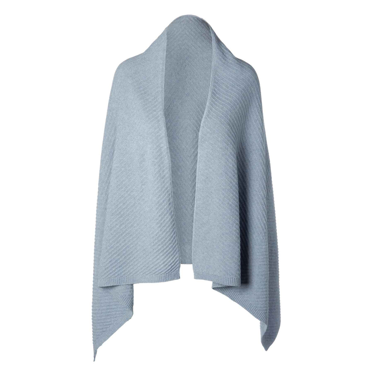 Lambswool Shawl, Light Blue - Creative Irish Gifts