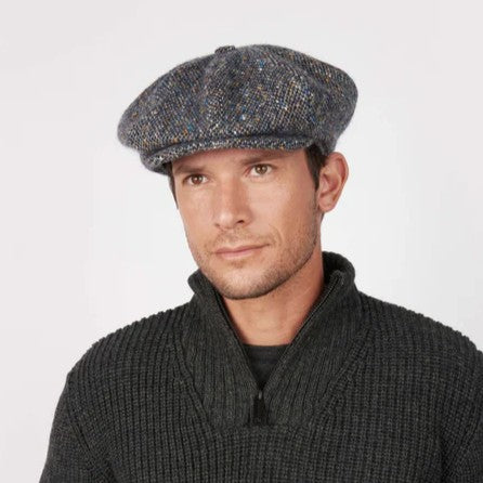 Men's Irish Woollen Tweed Newsboy Cap