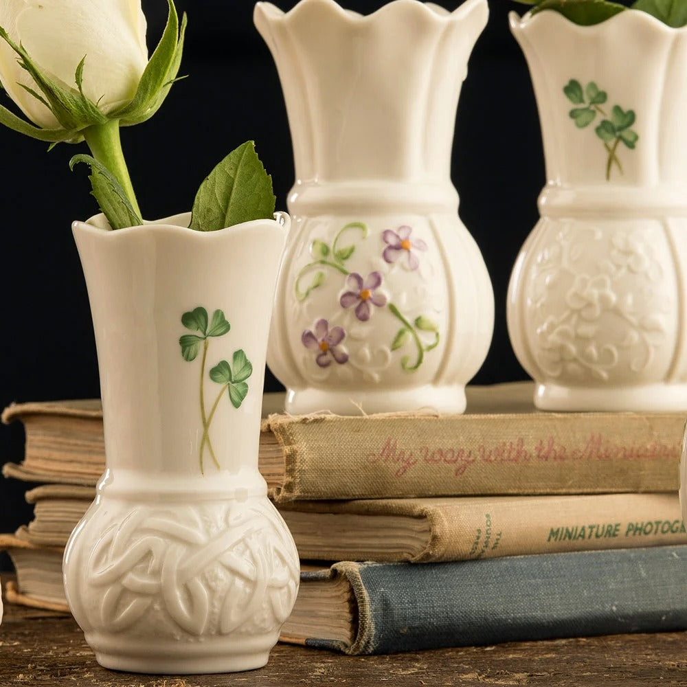 Belleek Classic Durrow 4" Vase - Creative Irish Gifts