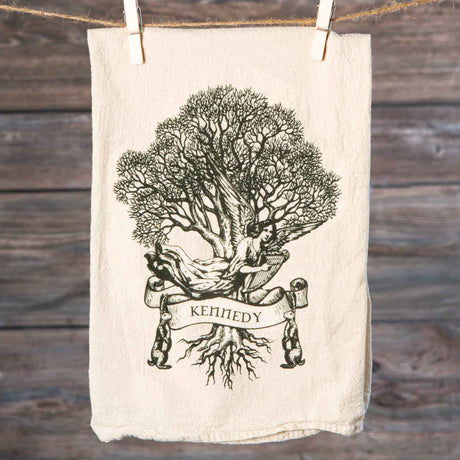 Personlized Tree of Life Tea Towel - Creative Irish Gifts