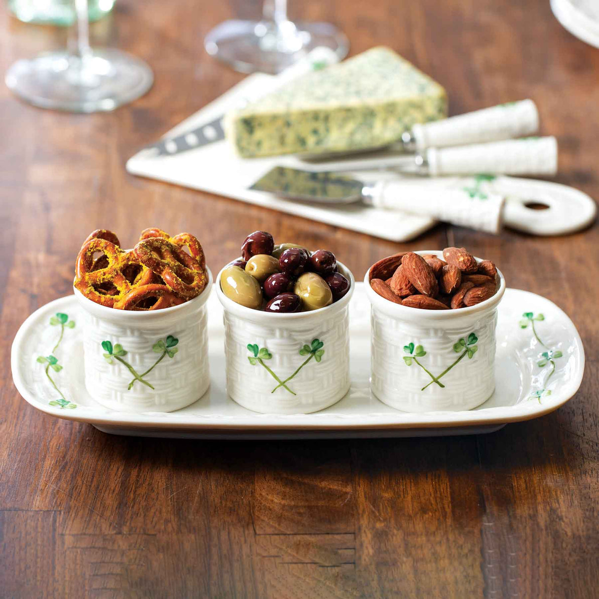 Belleek Shamrock Tapas Collection - Creative Irish Gifts