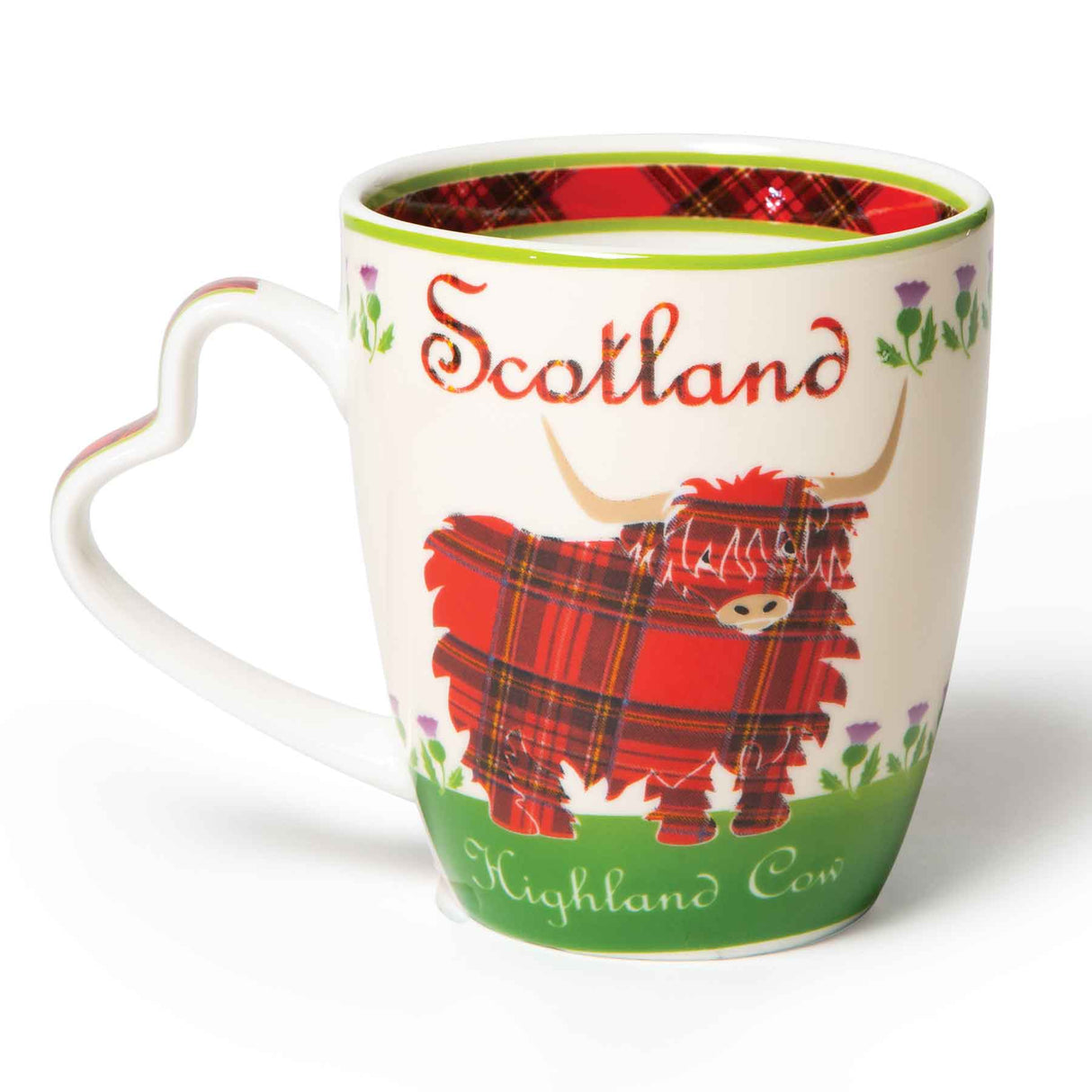 Bone China Highland Cow Coffee Mug-Creative Irish gift.