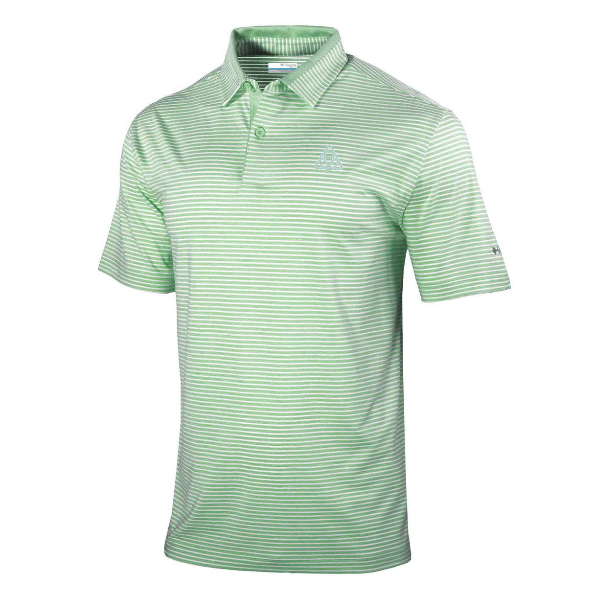 Columbia Omni-Wick Stroll Polo, Green Stripe - Creative Irish Gifts