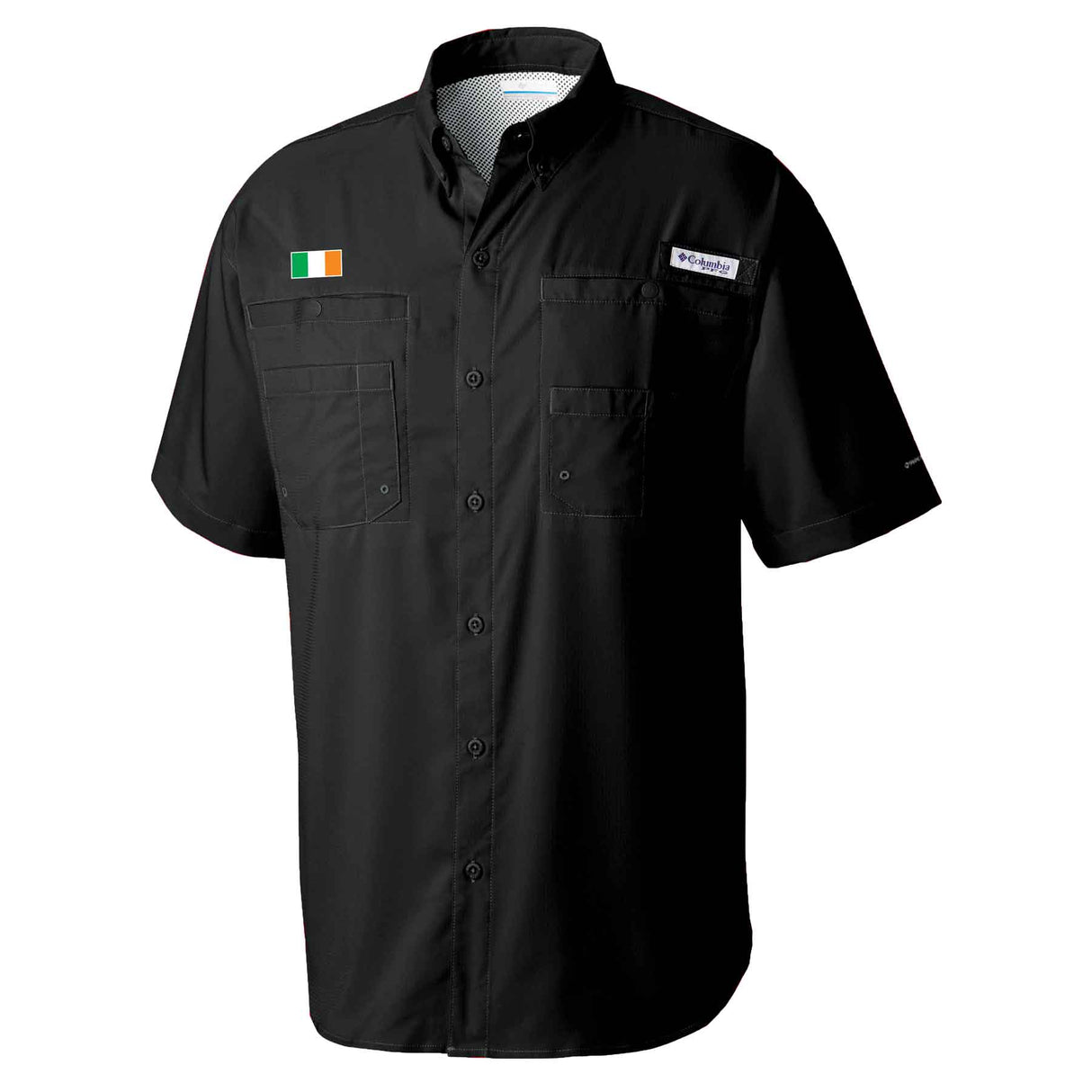 Columbia Tamiami Shirt, Black - Creative Irish Gifts