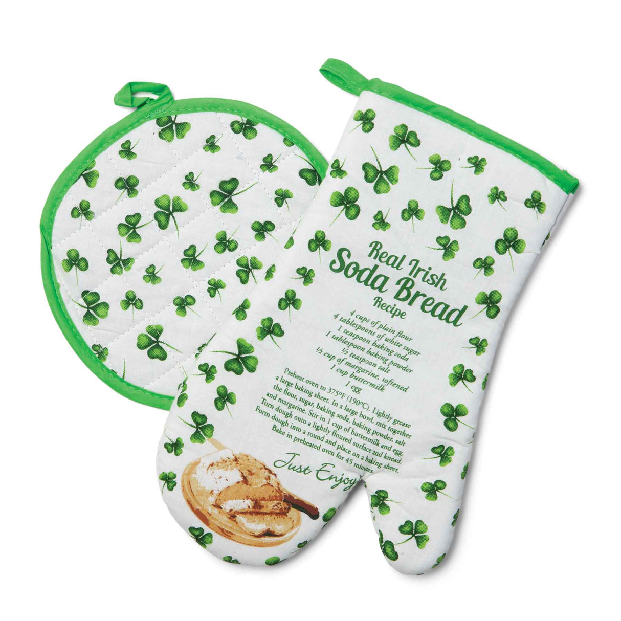 Irish Soda Bread Mitt and Pot Holder - Creative Irish Gifts