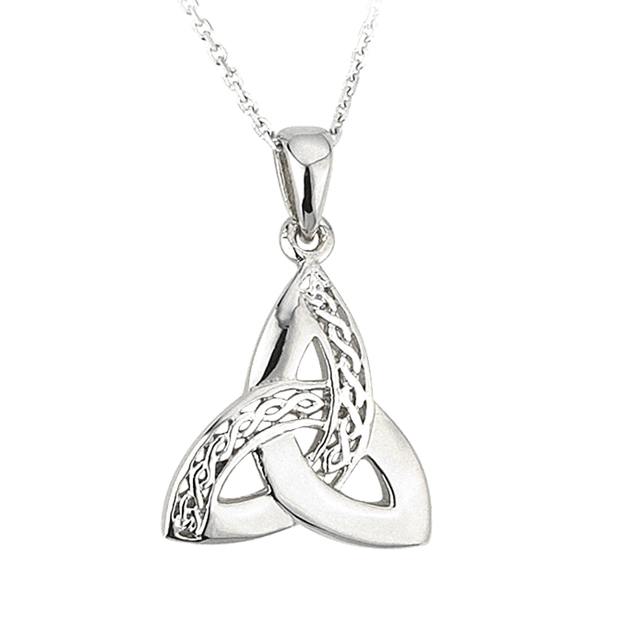 Trinity Knot Sterling Silver Pendant-Creative Irish gift