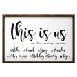 This is Us Personalized Plaque - Creative Irish Gifts