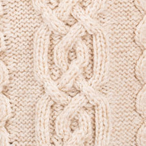 Women's Long Irish Cable Knit Coat