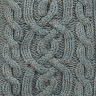 Women's Merino Zip Up Turtleneck Aran Jacket