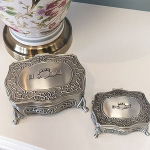 2025S Celtic Jewelry Box with Claddagh Engraved Creative Irish Gifts

