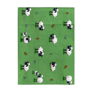 Irish Sheep Kitchen Accessories Collection Tea Towel Green Creative Irish Gift