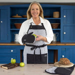  Irish Cotton Poli-Dri Apron in Black  Creative Irish Gifts
