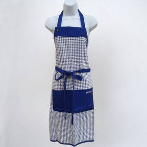  Irish Cotton Poli-Dri Apron in Blue studio Creative Irish Gifts