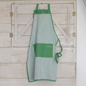 706-AP-GR Irish Cotton Poli-Dri Apron in Green  Creative Irish Gifts
