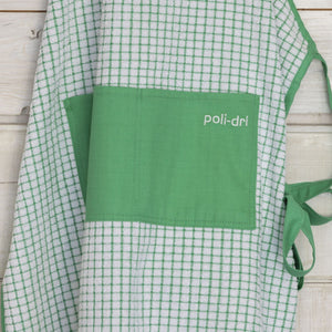 706-AP-GR Irish Cotton Poli-Dri Apron in Green  Creative Irish Gifts
