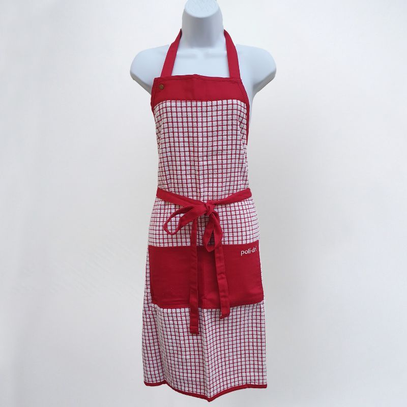  Irish Cotton Poli-Dri Apron in Red studio Creative Irish Gifts