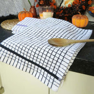 Woven Jacquard Irish Tea Towel Black Creative Irish.com

