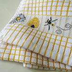 Woven Jacquard Irish Tea Towel Bees Lifestyle Creative Irish.com
