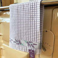 Woven Jacquard Irish Tea Towel Lavander Spring Creative Irish.com
