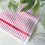 Woven Jacquard Irish Tea Towel Red Creative Irish.com
