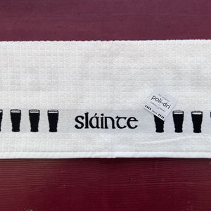 706j-52STO Stout Motif Woven Jackquard Irish Tea Towel Creative Irish Gifts
