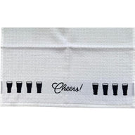 Woven Jacquard Irish Tea Towel Cheers Creative Irish.com
