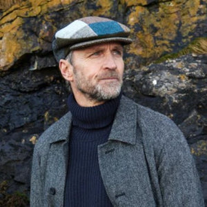 Men's Handcrafted Vintage Patchwork Irish Flat Cap