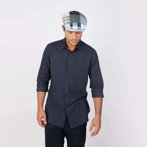Men's Handcrafted Vintage Patchwork Irish Flat Cap